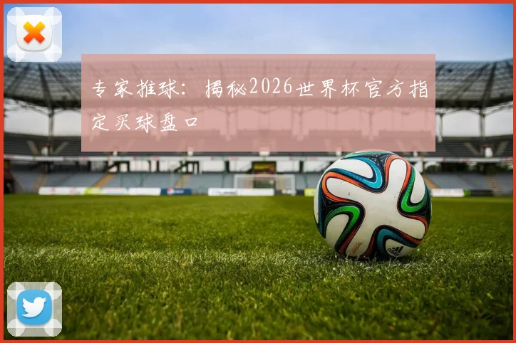 专家推球：揭秘2026世界杯官方指定买球盘口